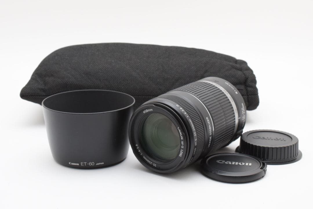 超美品 CANON EF-S 55-250mm F4-5.6 IS M761