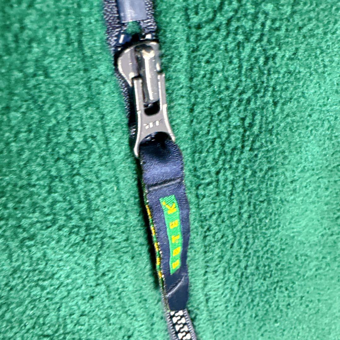 エディーバウアー EBTEK フリースベスト XL グリーン 90s 古着