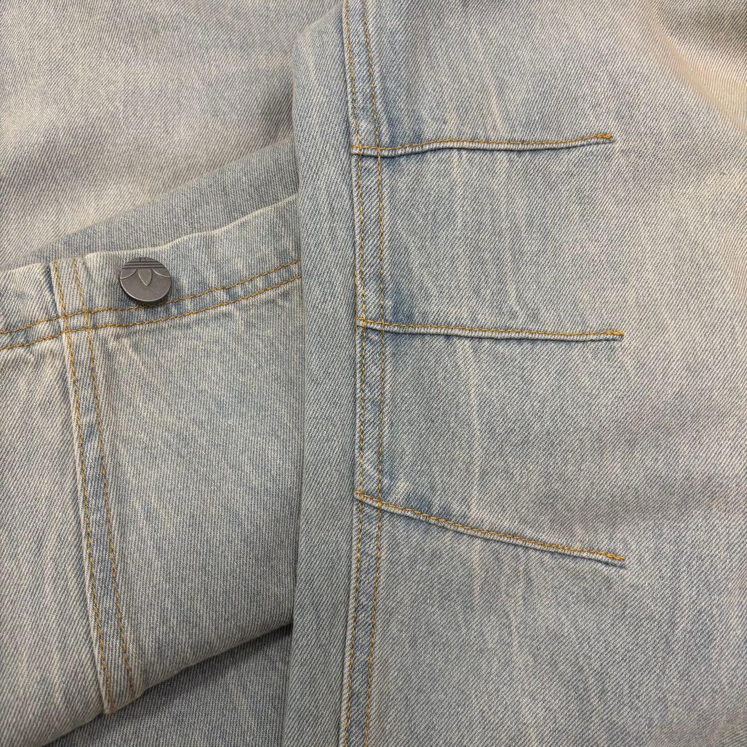 新品24⭐️ADILENIUM バナナフィット ブルー ウォッシュドデニムパンツ