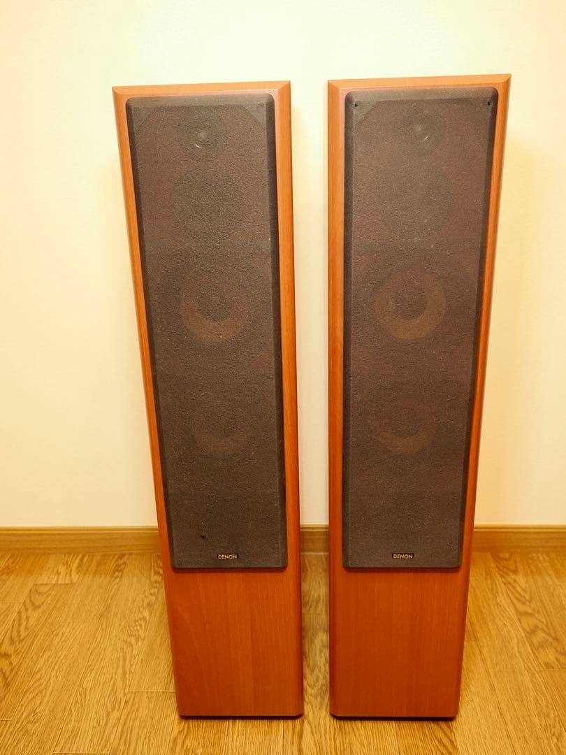 ①DENON SC-T33 トールボーイ型システムスピーカー　音出し確認済