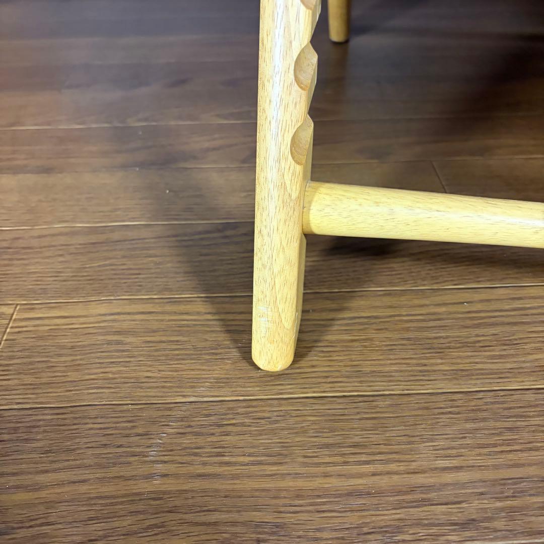 組み立て不要 大和屋　yamatoya アッフル チェア テーブル・ガード付き