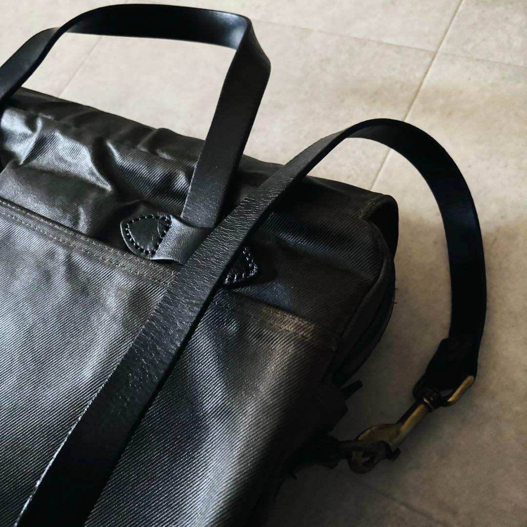 フィルソン　ラギッドツイル　オリジナルブリーフケース　オッターグリーン　USA製