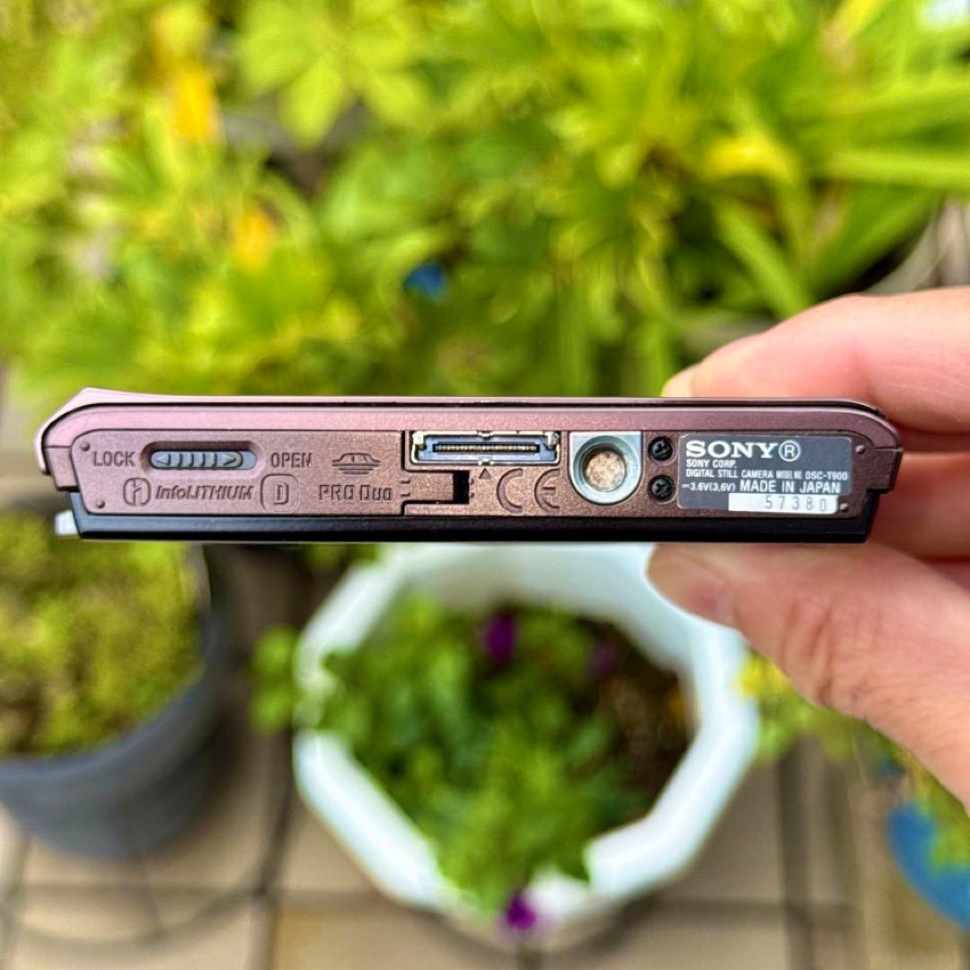 ☆動作OK SONY デジカメ DSC-T900 メモリースティック&電池付き