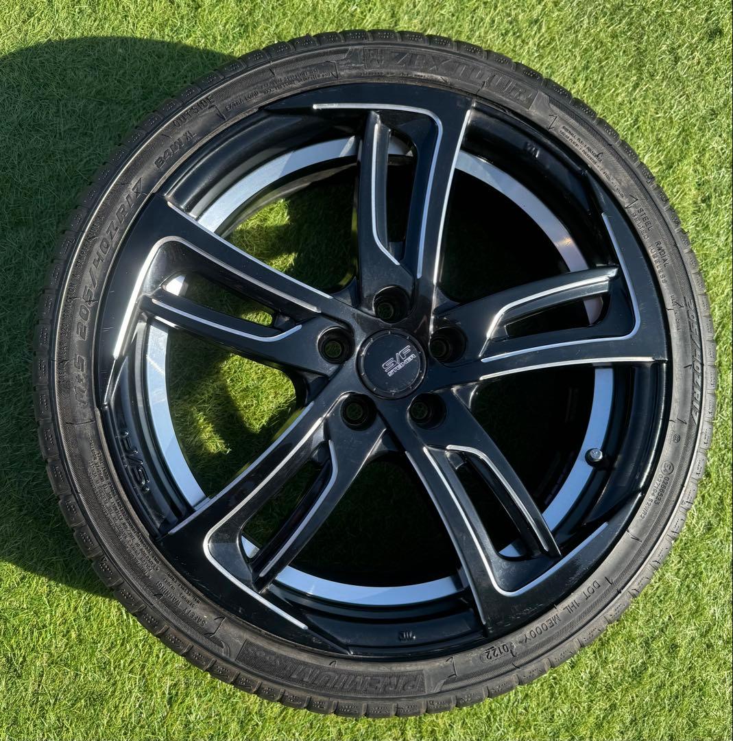 シュタイナー ホイール17インチ タイヤ 205/40r17 PDC 100x5