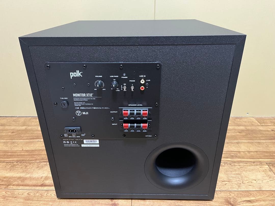 ポークオーディオ　MXT12 Monitor XTシリーズ サブウーファー