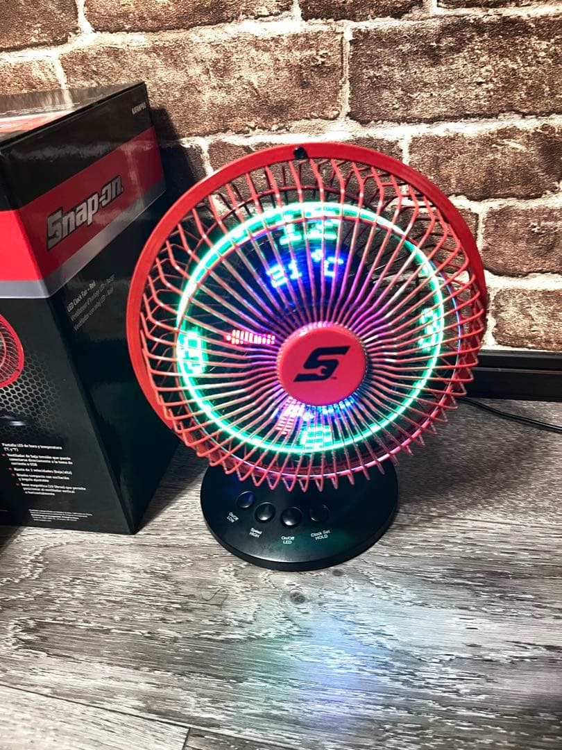 スナップオンLED クロックファン&ダイキャストマスタングコブラセット