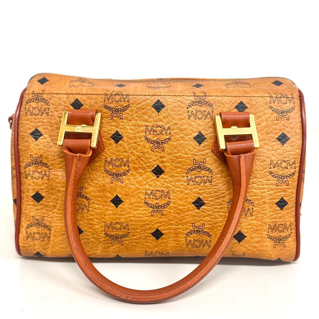 エムシーエム　MCM　ミニボストンバッグ　ハンドバッグ　ヴィセトス柄