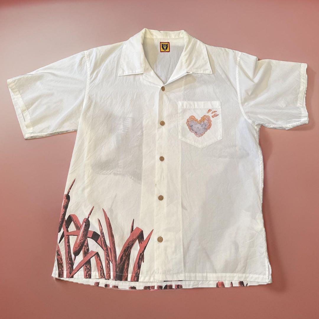 HUMAN MADE アロハシャツ 鳥と植物のプリント 半袖