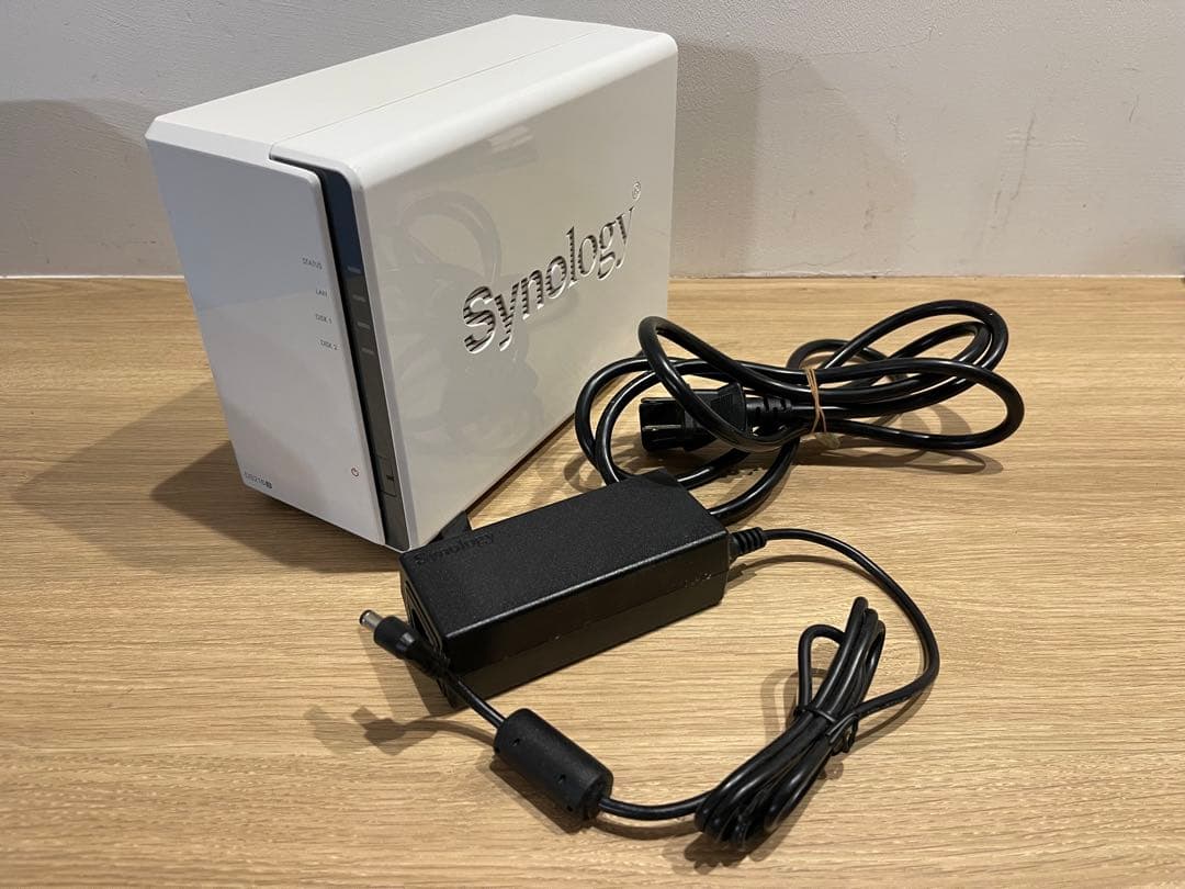 Synology DS216j NAS 本体 ACアダプター付きA