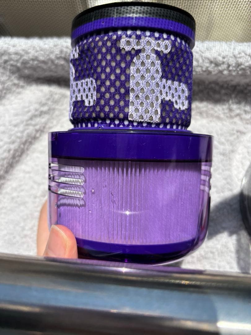 dyson コードレス掃除機 紫