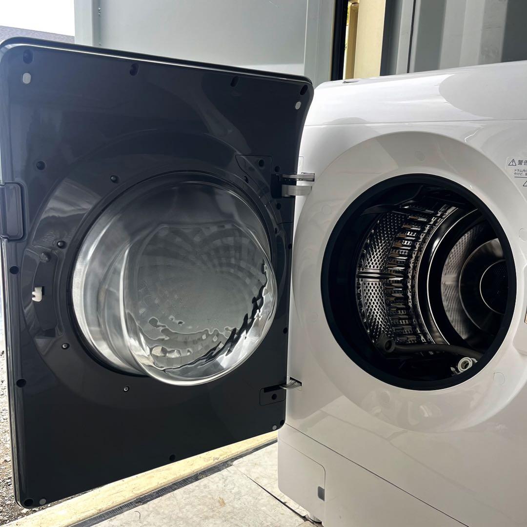 取付無料！最新！SHARP熱乾燥搭載 洗剤自動投入おしゃれデザイン洗濯機！冷蔵庫