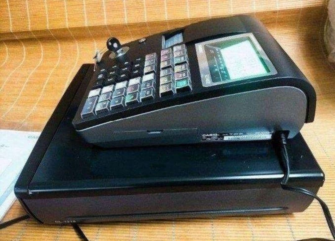 カシオレジスター　TE-400　フル設定無料　美品PC連携売上管理　985888