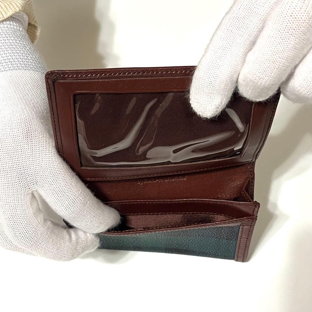 【新品】Polo Ralph Lauren 名刺入れ グリーン・ブラックチェック