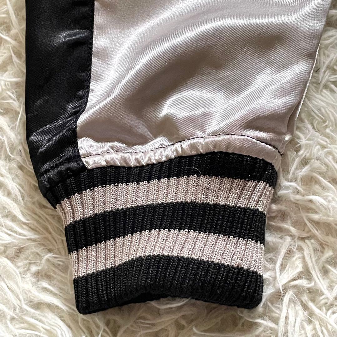 【美品レアサイズ】是空 ZEKU スカジャン リバーシブル 虎 鳳凰 刺繍 3L