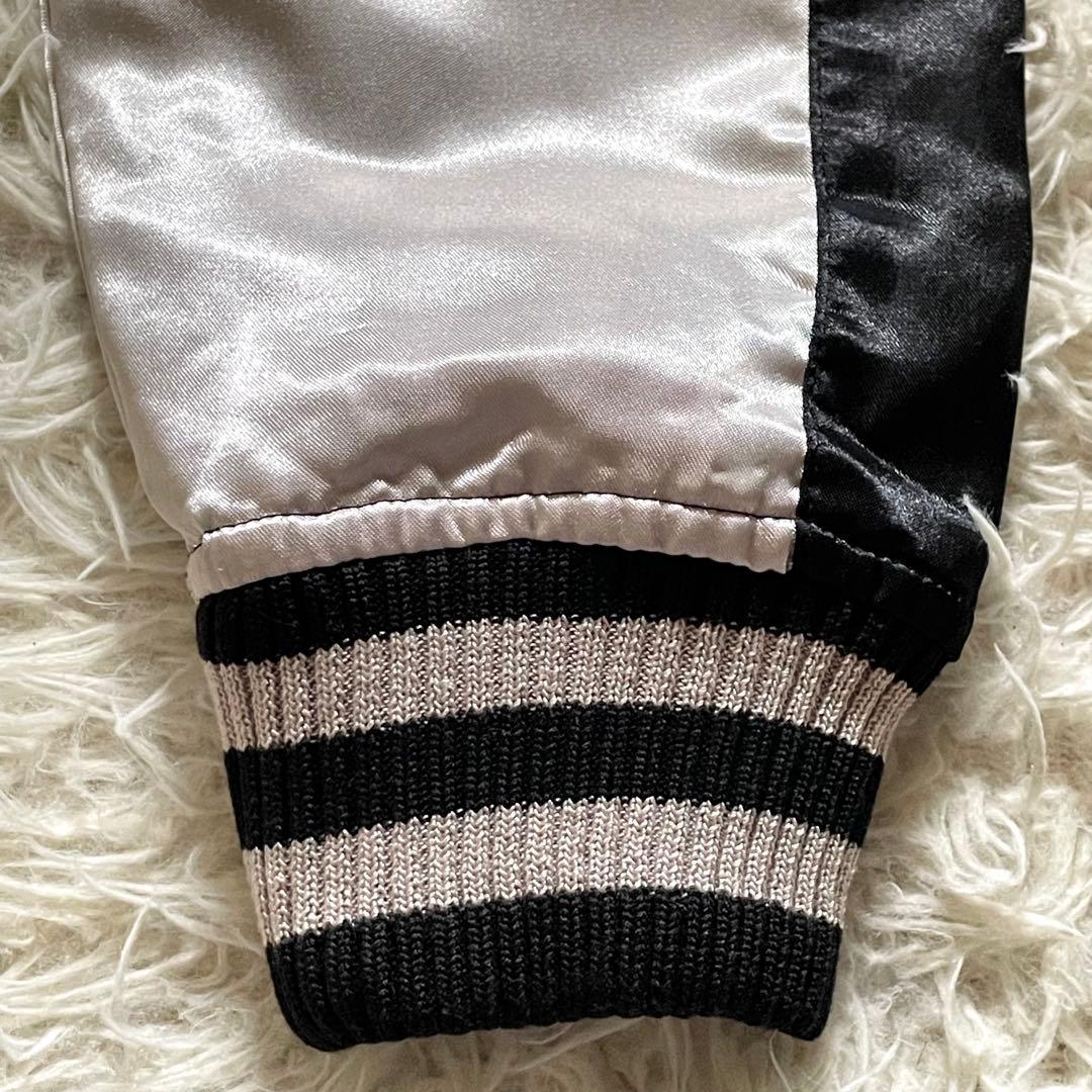 【美品レアサイズ】是空 ZEKU スカジャン リバーシブル 虎 鳳凰 刺繍 3L