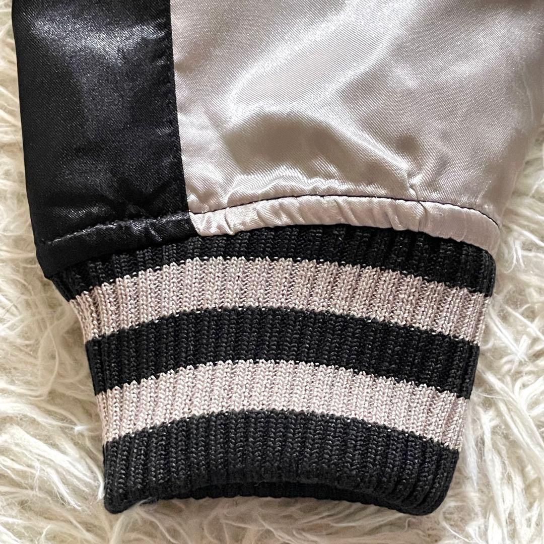 【美品レアサイズ】是空 ZEKU スカジャン リバーシブル 虎 鳳凰 刺繍 3L