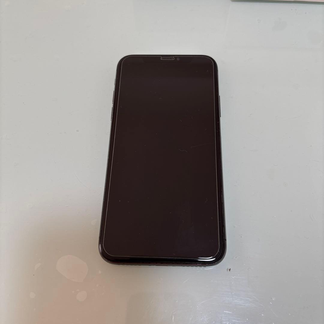 iPhone10 スペースグレイ 64GB ケース付