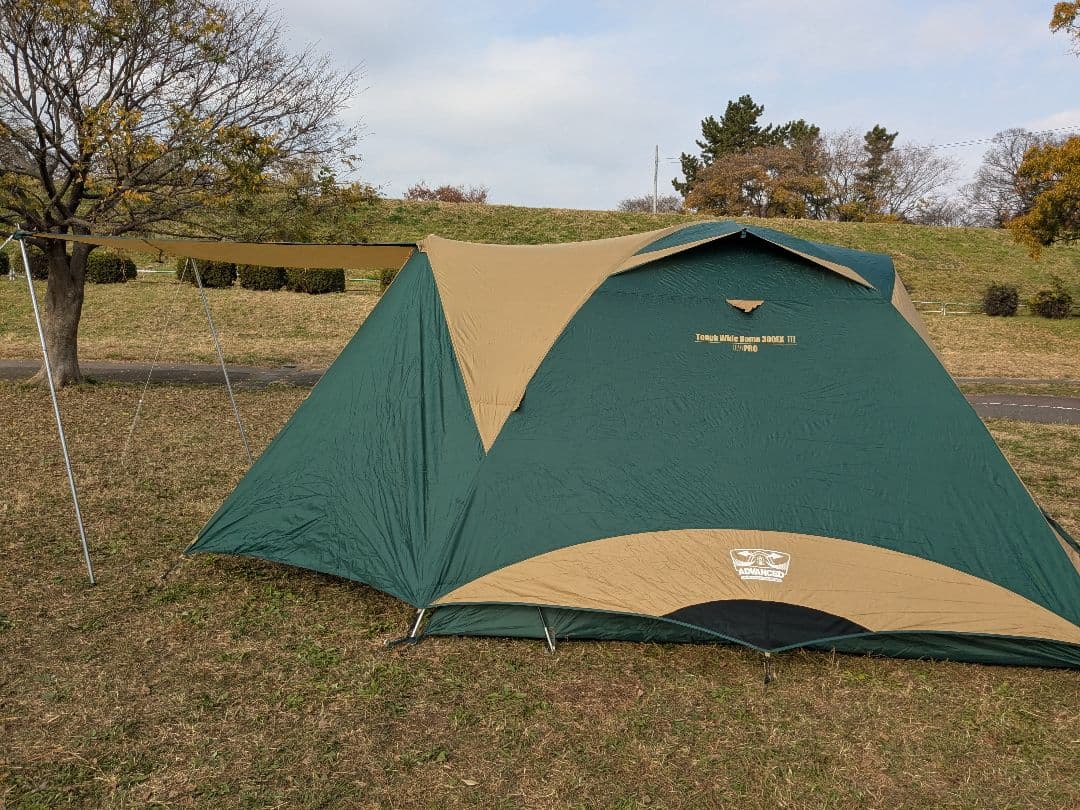 【訳あり】コールマン　タフワイドドーム300EXⅢ　グランドシート付き