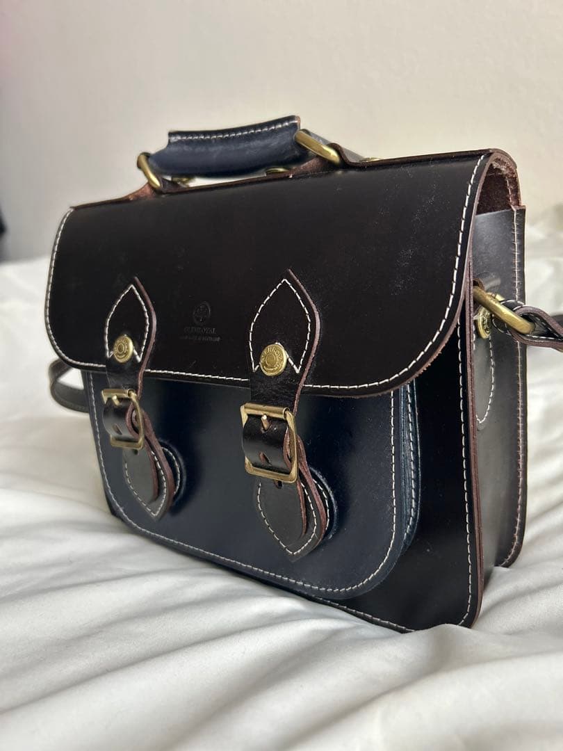 グレンロイヤル　サッチェルバッグ　9インチ　オーダーメイド