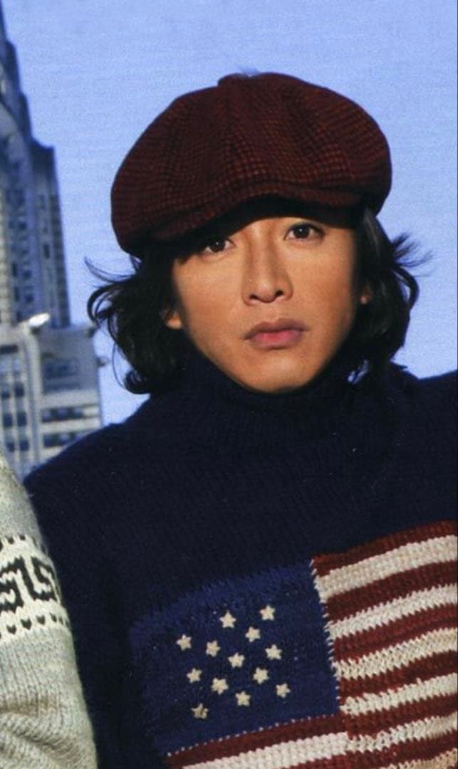 【希少】ラルフローレン 星条旗 ニット 木村拓哉着用　Ralph Lauren