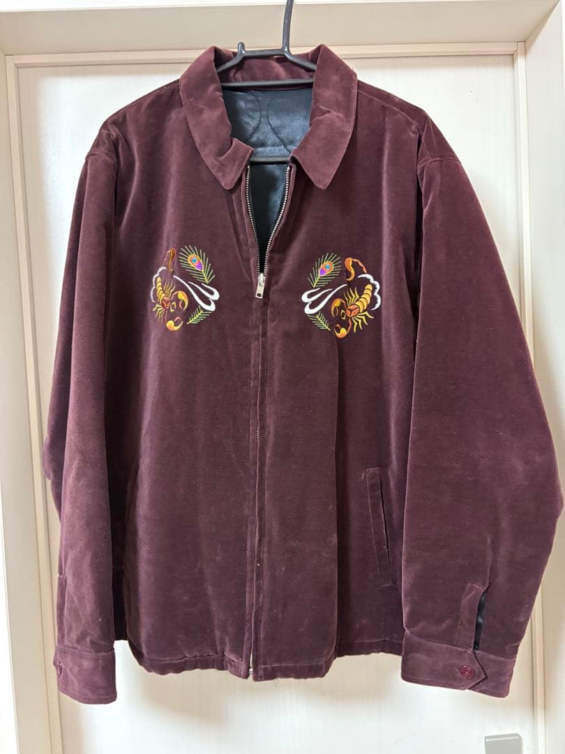 ラディアル　 スカジャン バーガンディ　スーベニア