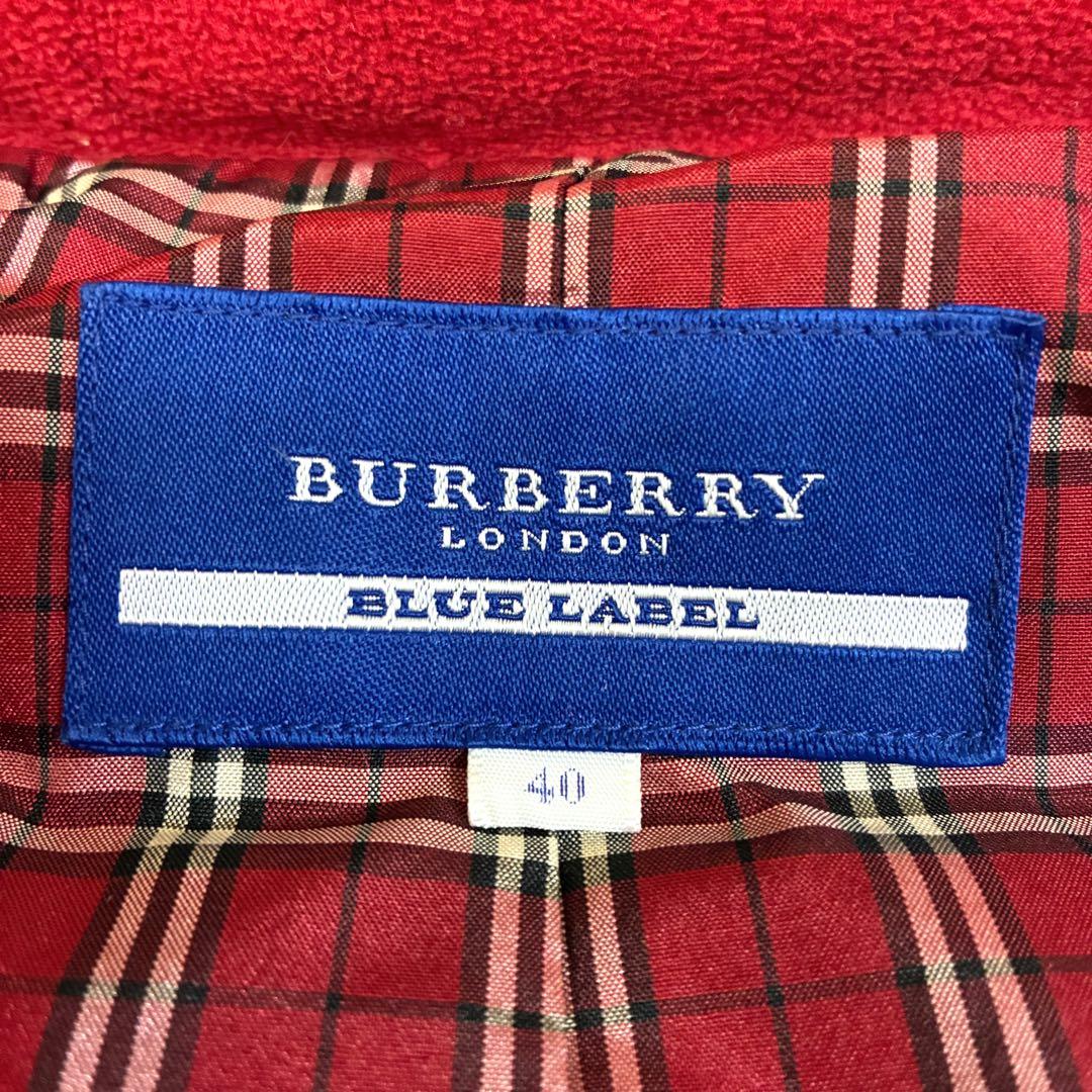 BURBERRY BLUE LABEL ダウンジャケット ファー フード付き