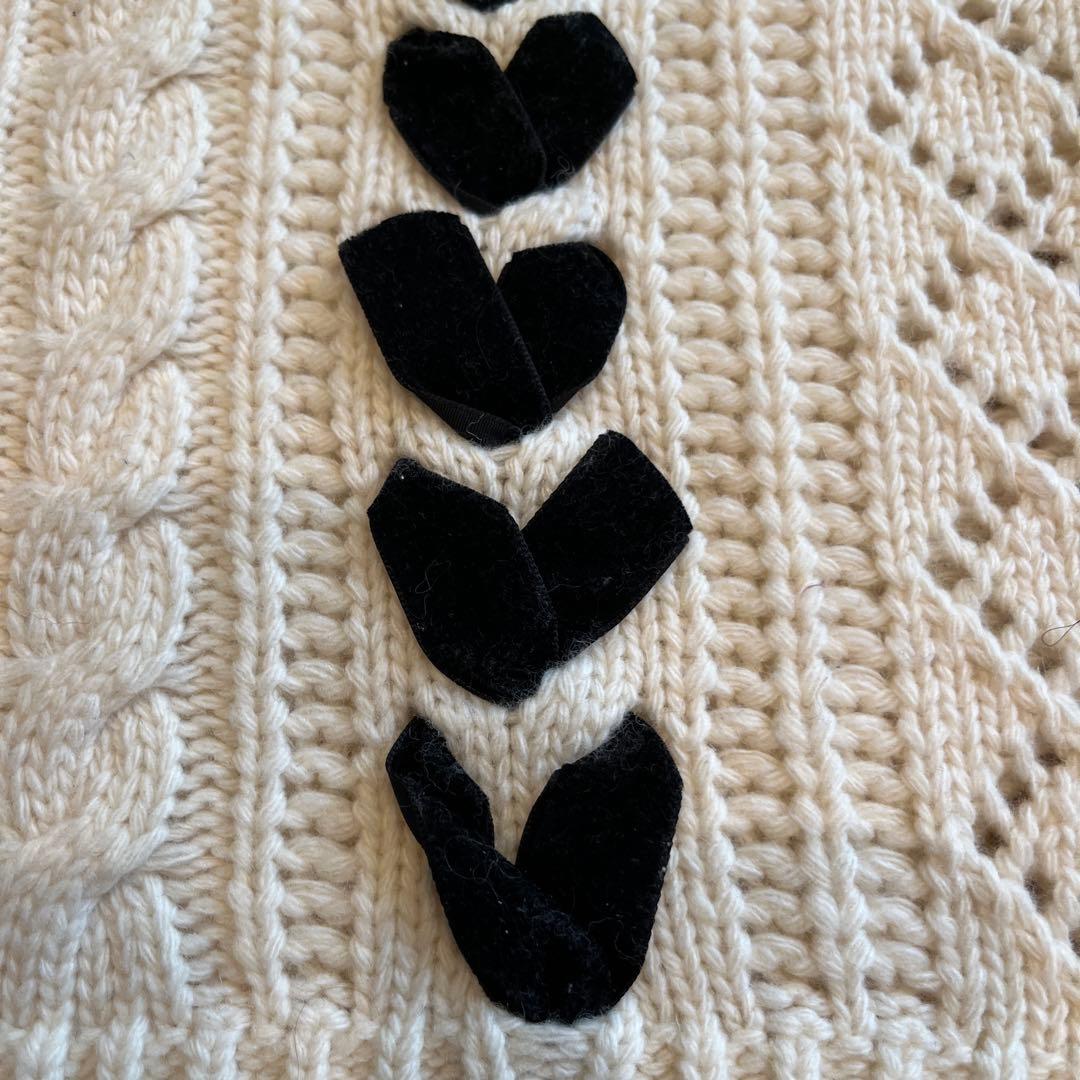 極美品　アルアバイル　ルルウィルビー リボンケーブルプルオーバー　ニット