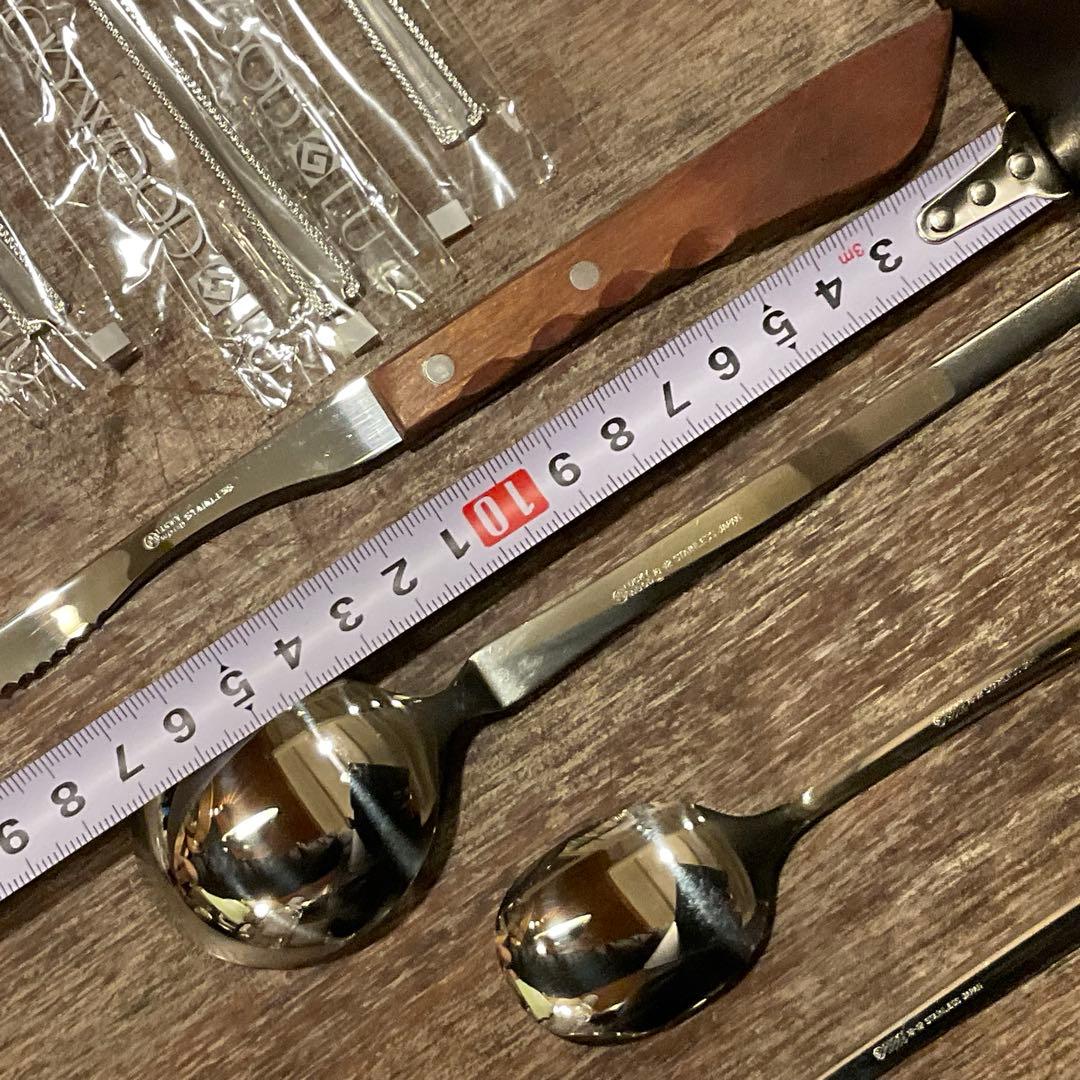 高品質！18ー12 新品 未使用 ラッキーウッド カトラリーセット 18本