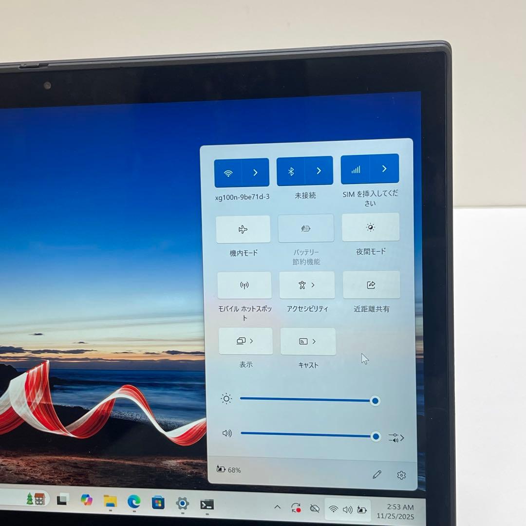 #505 レノボ ThinkPad X1 Yoga Gen 3 i5-8250U