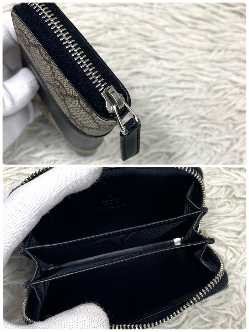 美品‼️ GUCCI グッチ　ケース　GGスプリーム レザー　PVC