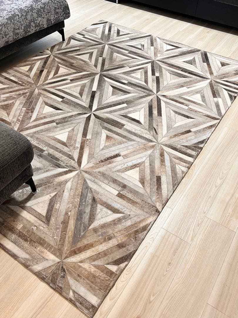 ハラコ パッチワークラグ ボーコンセプトACTUS系165×235