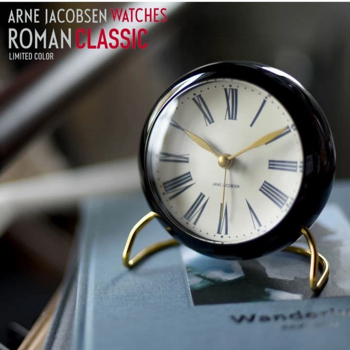 【美品・箱あり】アルネヤコブセン　時計　ローマンクラシック