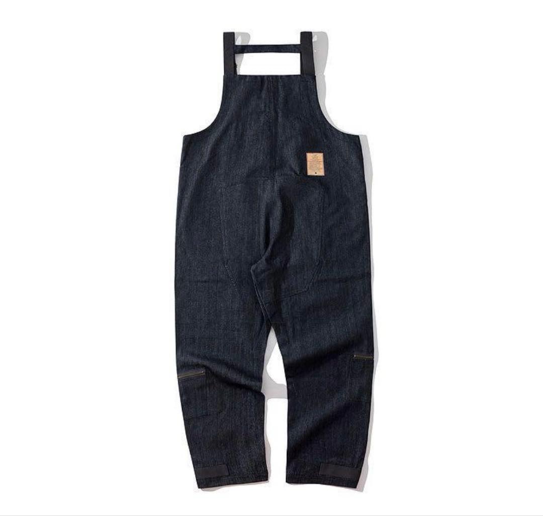 464クラブスタボーン　ダークデニム オーバーオール
