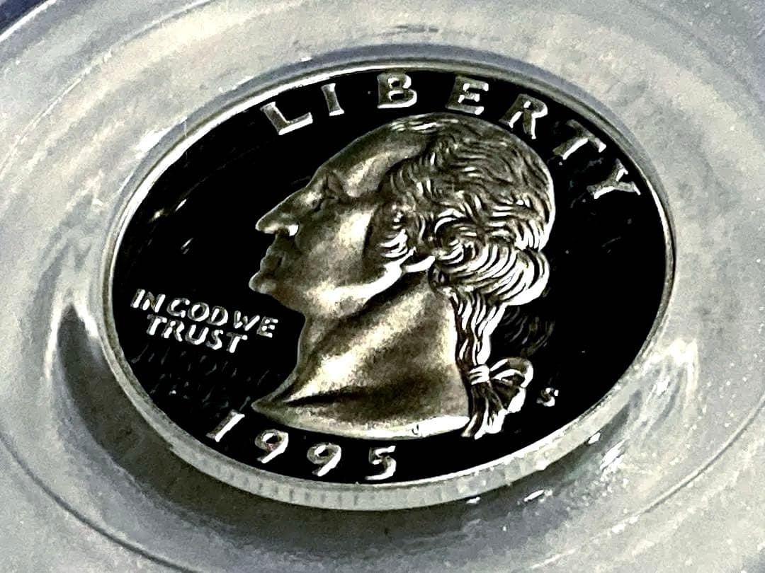 ★★★★TKs COIN★★★★1995年25セント銀貨★PR70DCAM