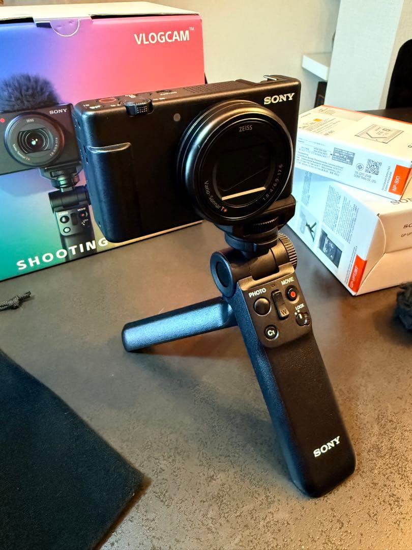 SONY VLOGCAM ZV-1 II シューティンググリップキット ブラック