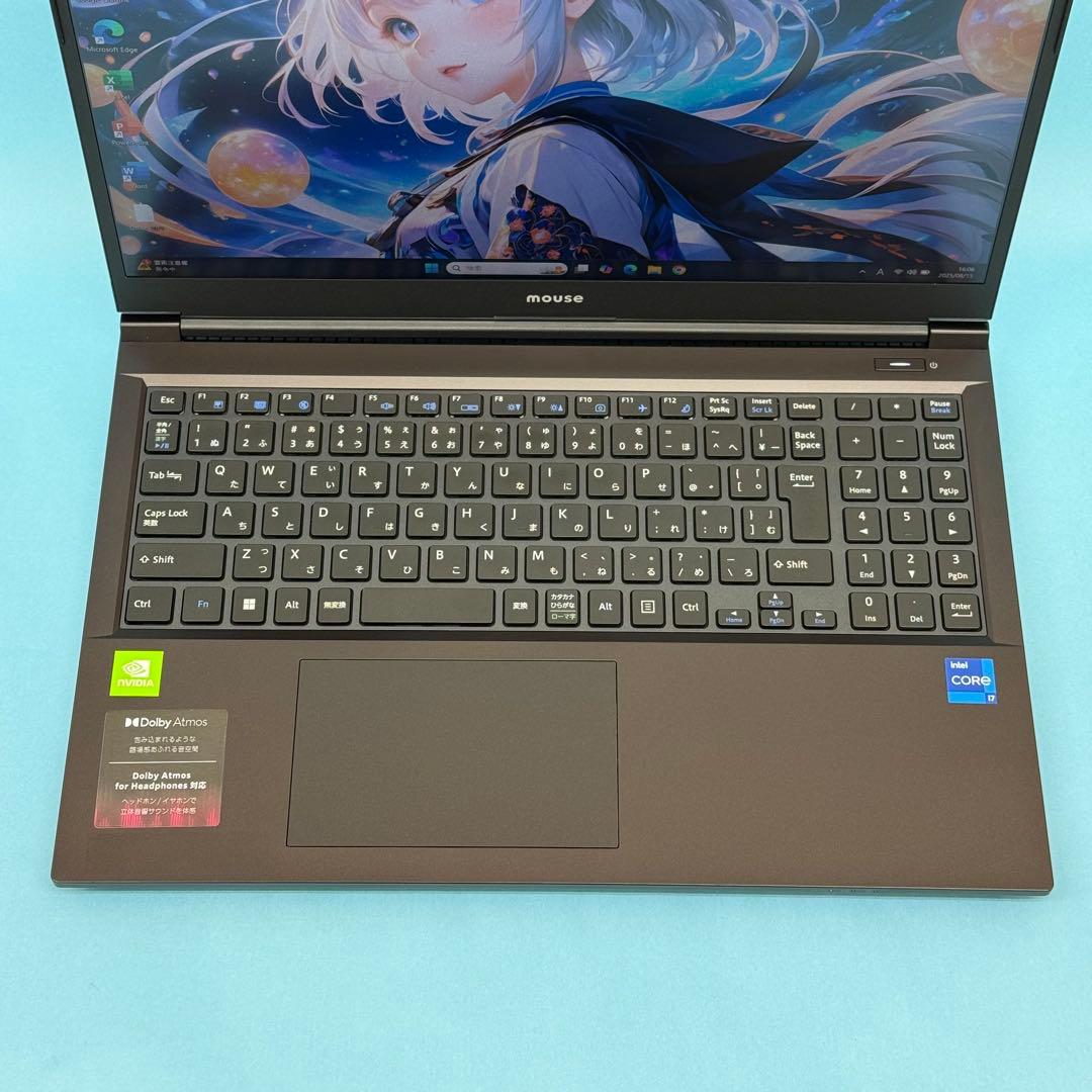 美品731 mouse K5 Corei7 第12世代 16GB 512GB