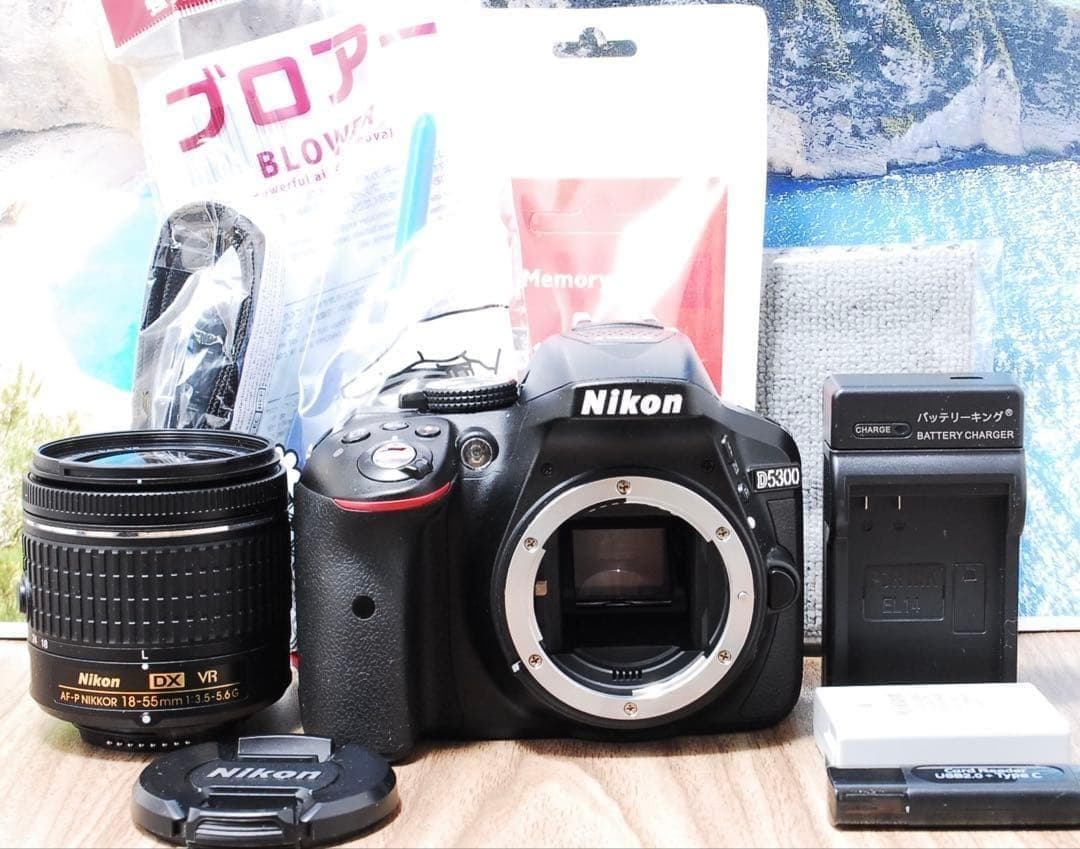 ❤️美品❤️Nikon D5300 一眼レフ　レンズキット　Wi-Fi搭載✨