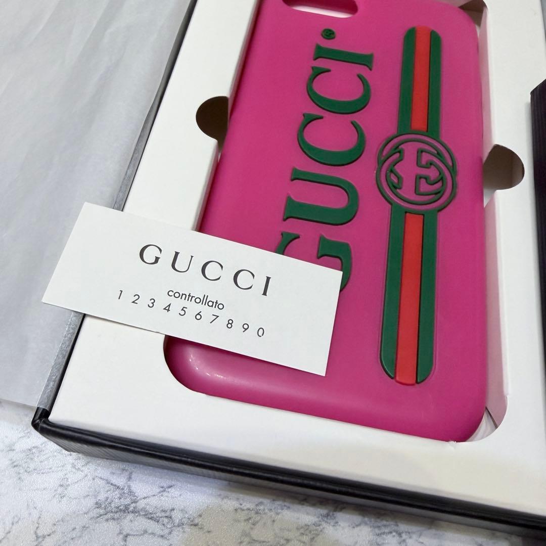 【74%OFF】傷なし超美品 iPhoneSE2 第2世代 GUCCIケース付