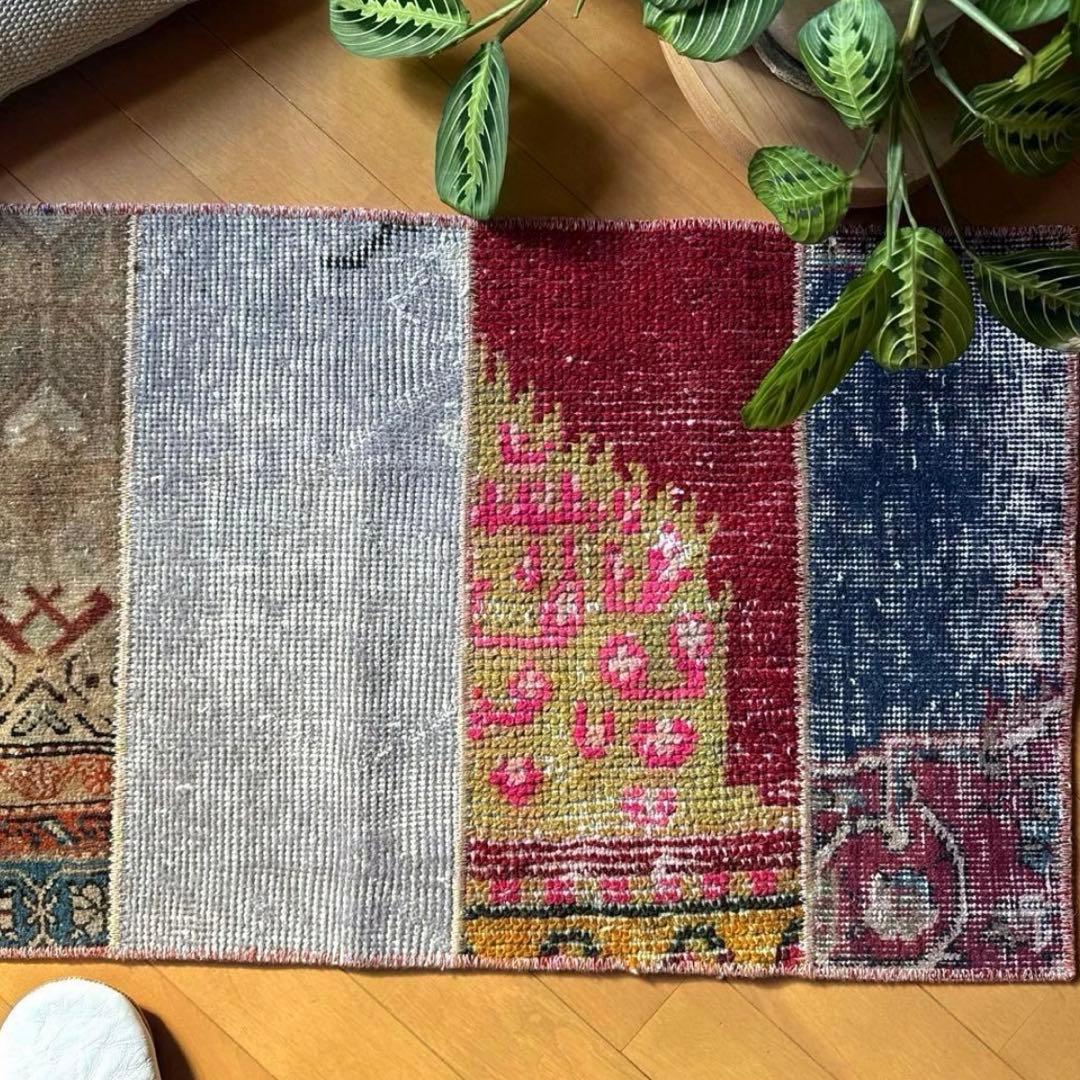 meno 様おまとめ2枚セット　トルコヴィンテージラグ