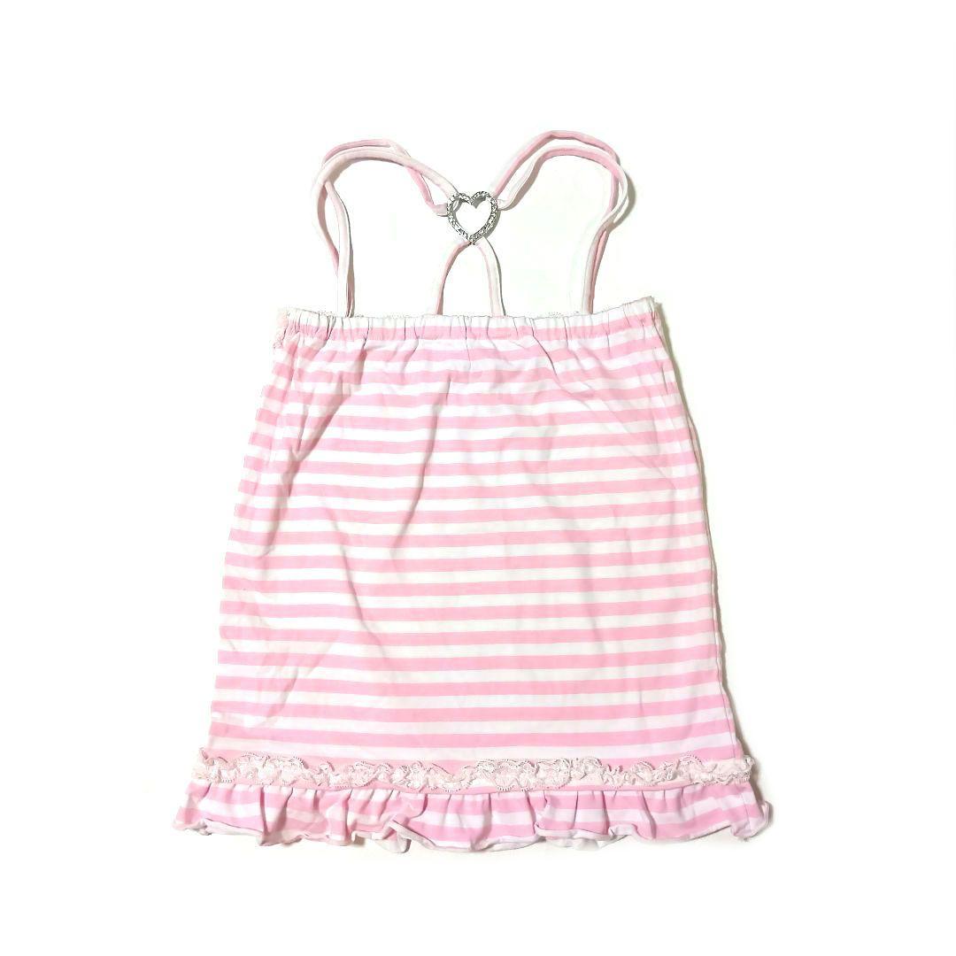 希少00s TRALALA トゥララ リボン レース フリルキャミソール姫系