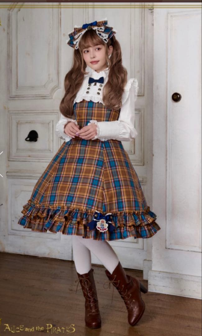 ALICE and the PIRATES ジャンパースカート ヘドレ ブローチ