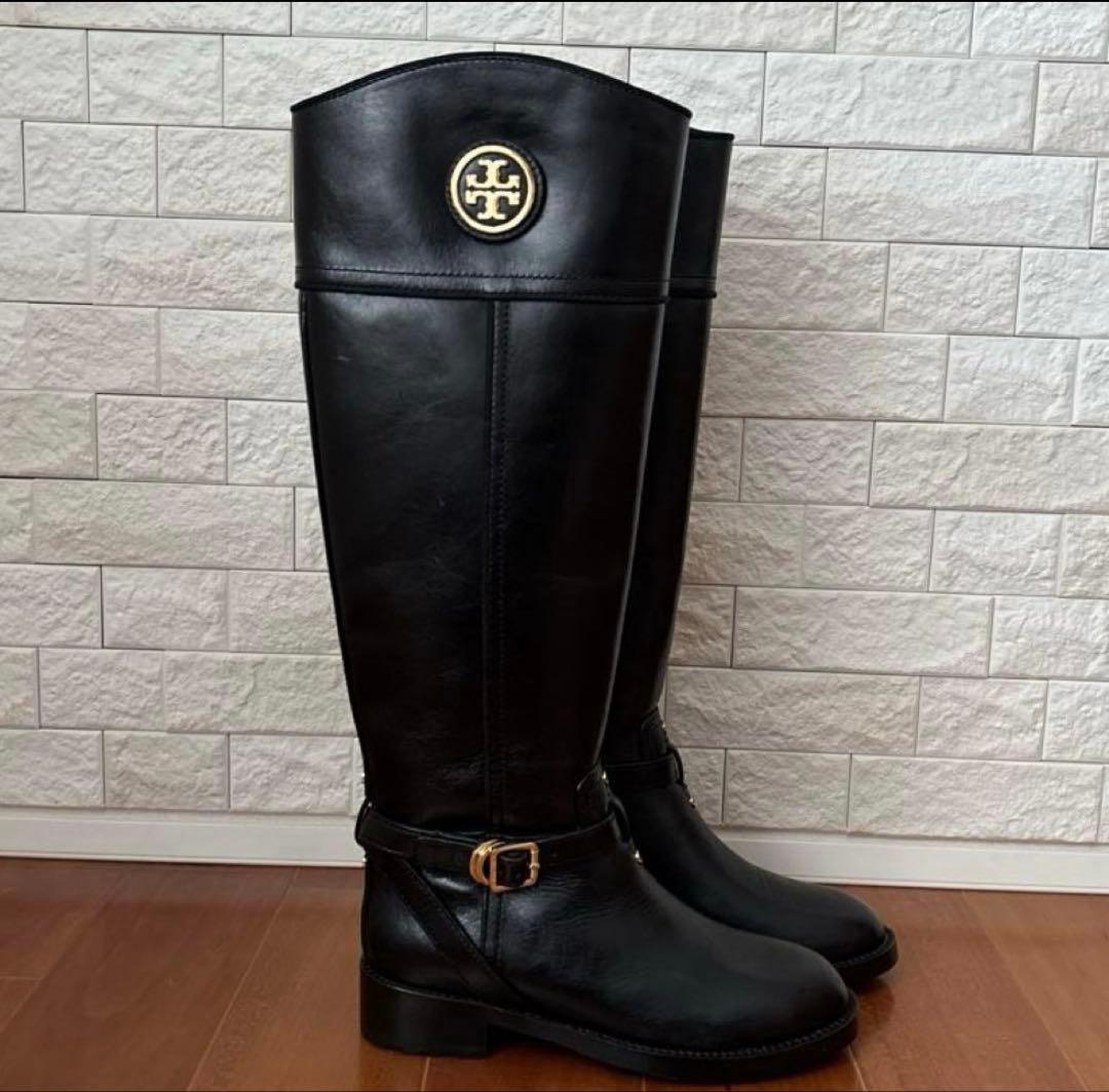 シーホー【新品未使用】ToryBurch トリーバーチ ブーツ本革 黒5