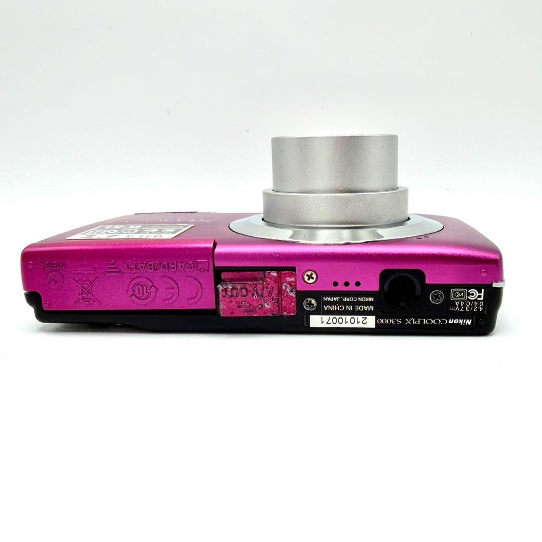 【箱付き】Nikon COOLPIX S3000 コンデジ デジカメ ジャンク