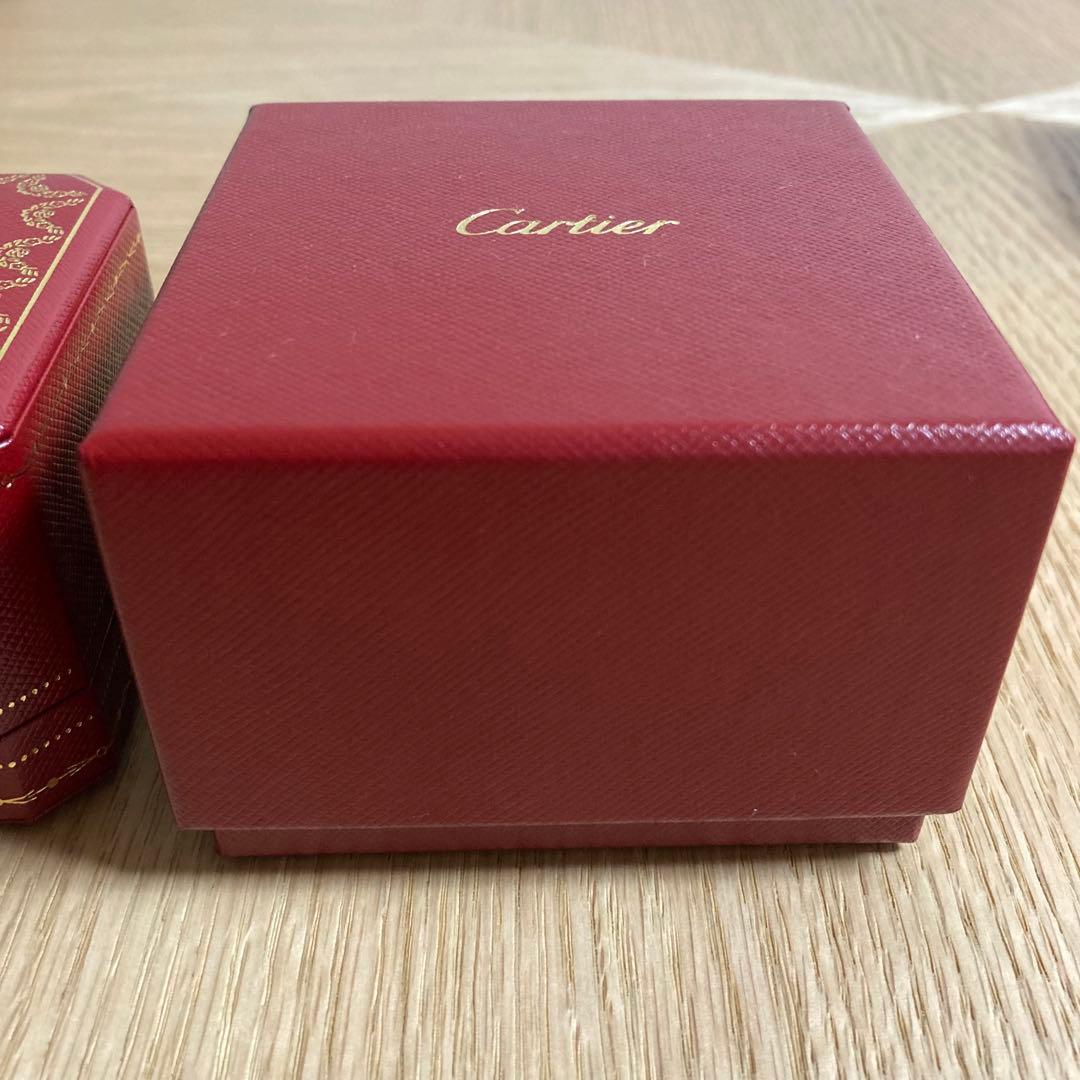 【新品】Cartier 指輪入れ 赤いジュエリーボックス 小物入れ　スエード