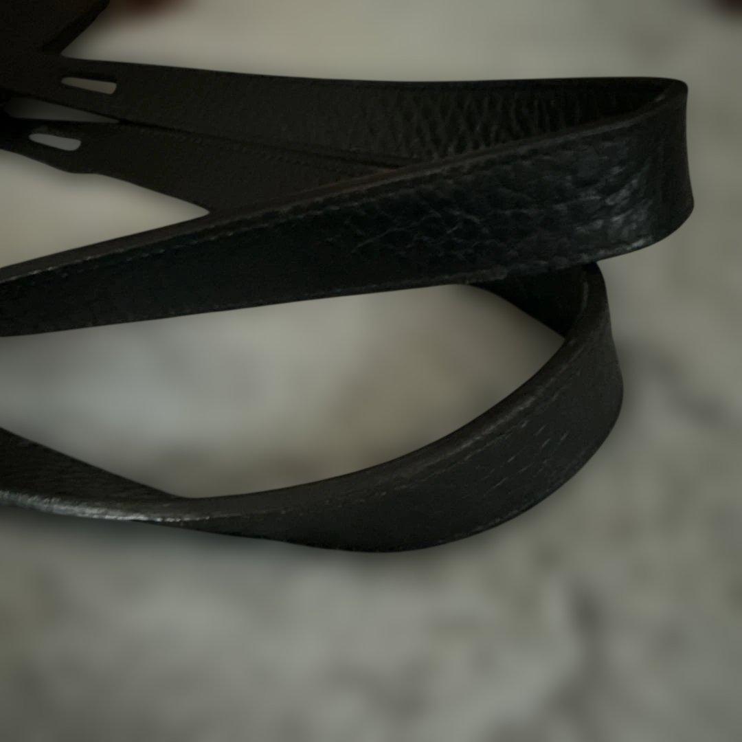 FURLA レザー トートバッグ　オールブラック 美品　大容量　A4 新入社員