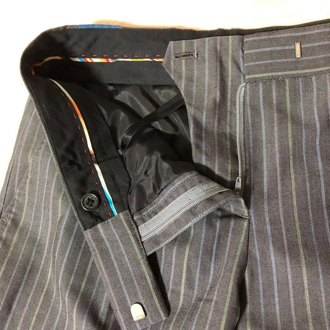 美品♡ ポールスミス　レディース　パンツ　セットアップ　マルチストライプ　42