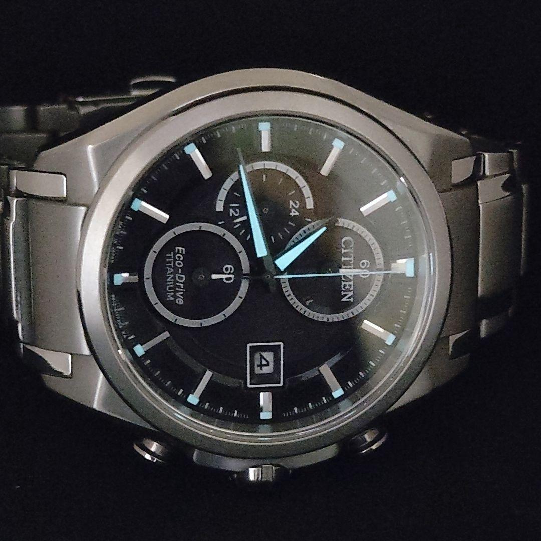 P*e様 【レア 未使用級】Citizen Eco-Drive チタン クロノ