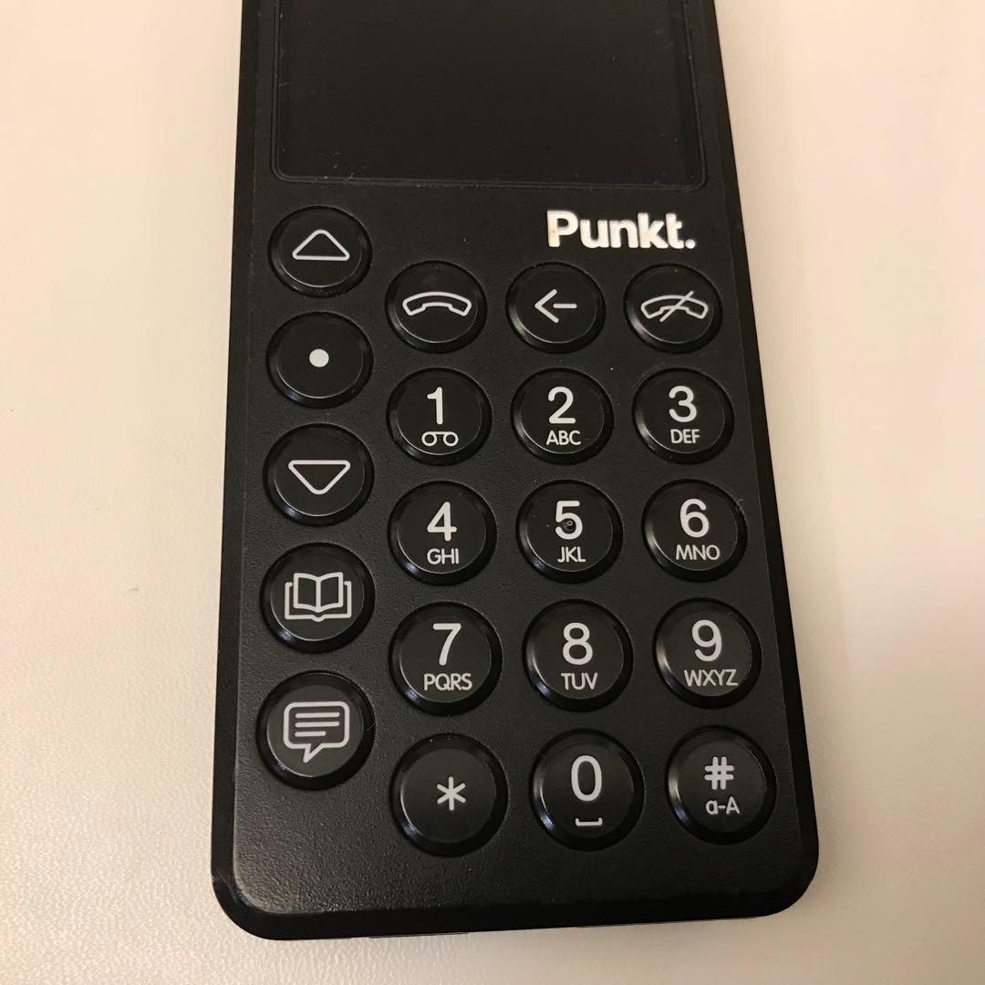 美品　Punkt. MP02 シンプル携帯 ミニマリズム 動作確認済 1600