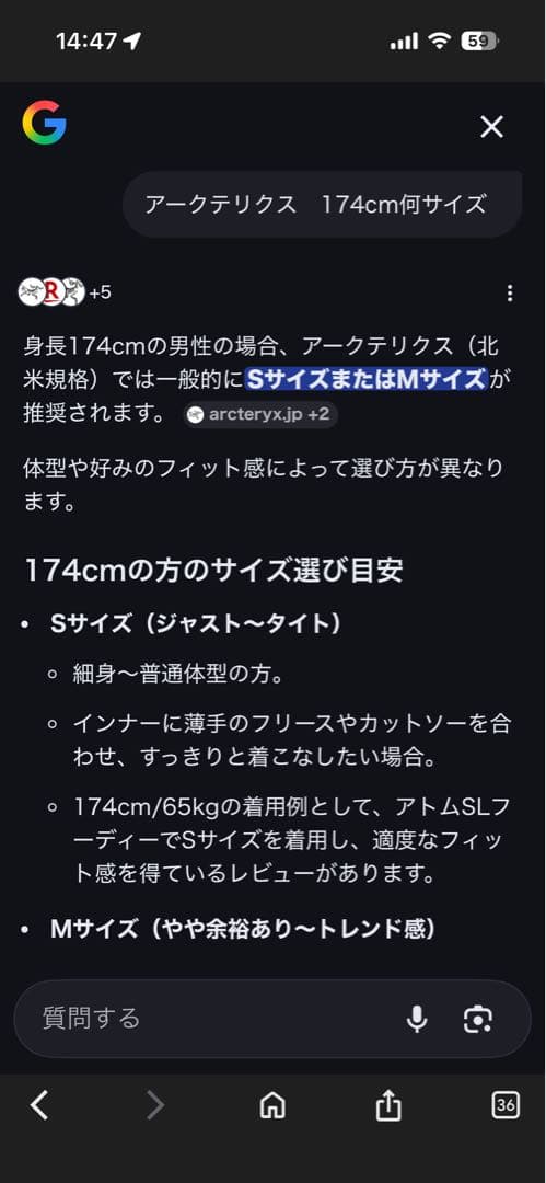 ARC’TERYX アークテリクス　ZETA SL ファンタズム　sサイズ