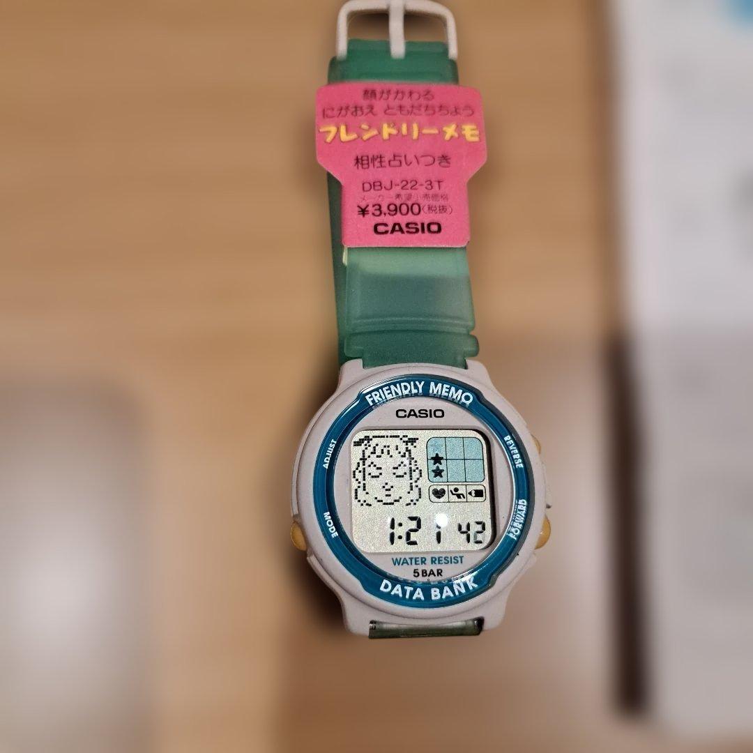 激レア　ラストワン！　CASIO　DBJ-22-3Tデータバンクフレンドリーメモ